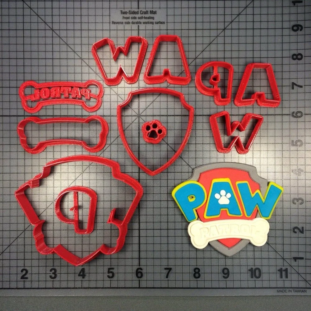 Paw Patrol Logo Cookie/Fondant Cutter 4”